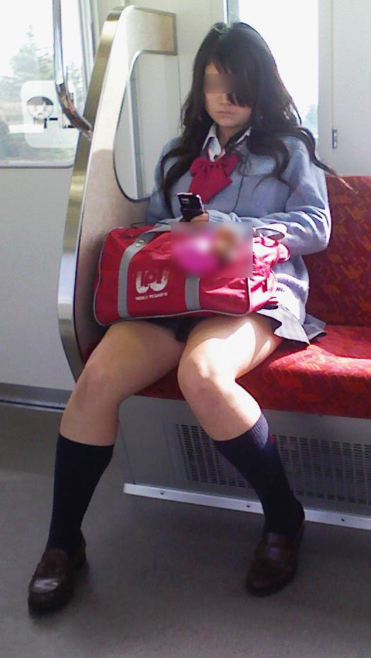【画像】電車内で女子高生の対面にポジション取るやつｗｗｗｗ